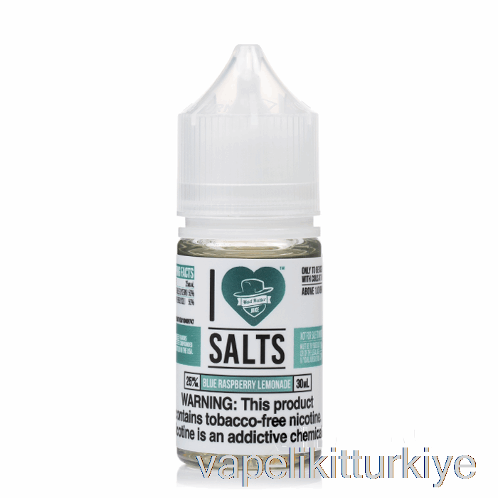 Vape Likit Mavi Ahududu Limonata - Tuzları Severim - 30ml 25mg